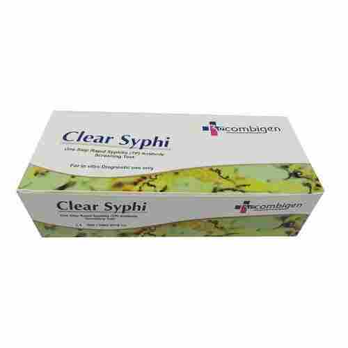 Clear Syphi Syphilis Card 50T