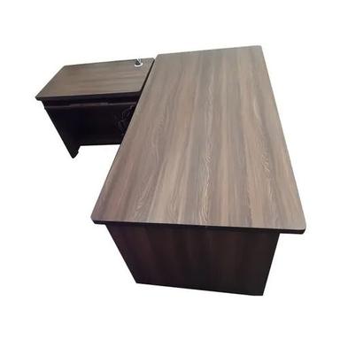 Brown Office Reception Table