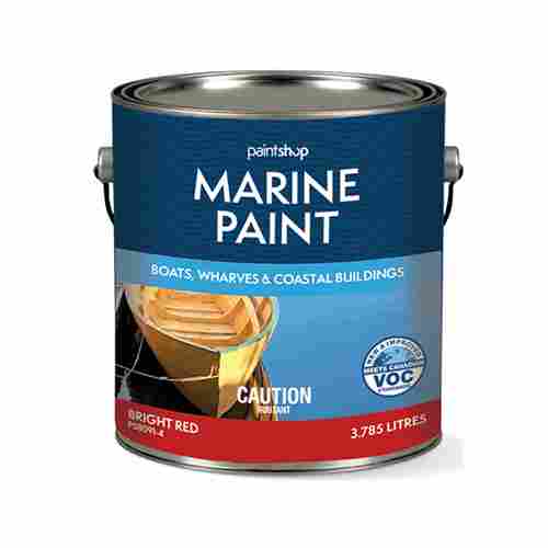 Methyl Bis Acrylamide Large Bright Red Boats Wharves and Coastal Buildings Paint