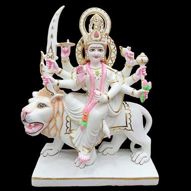 Easy To Clean Marble Durga Statue