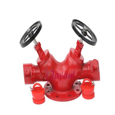 Red Double Hydrant Valve
