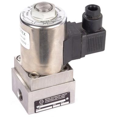 Silver 2 Way Direct Acting High Pressure Solenoid Valve