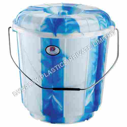 11 Ltrs Double Colour Plastic Bucket With Lid