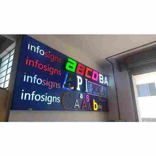 Acrylic 3D LED Signage Boards