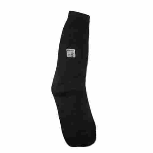 Lycra Black Cotton School Socks