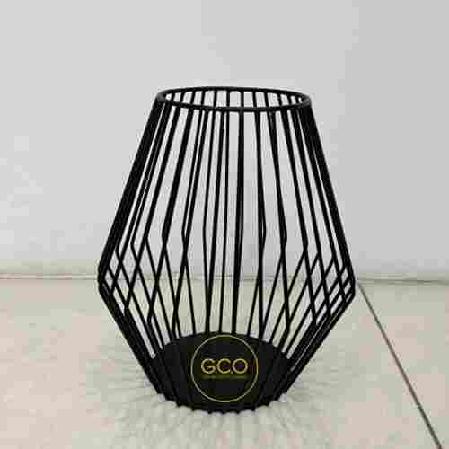 Black Powder Coated Finished Candle Stand