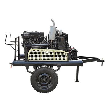 Lubricated Air Compressor With Engine