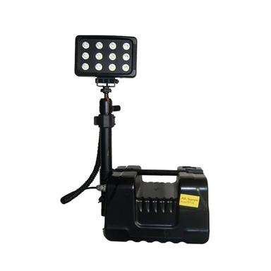 Black Battery Operated Potable Light Tower