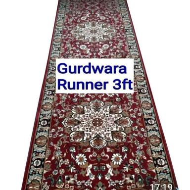 Washable 3 Feet Pp Gurdwara Runner Carpet