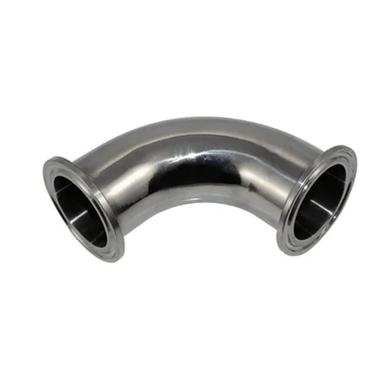 Black 316L And 304L Stainless Steel Tri Clover End Bend