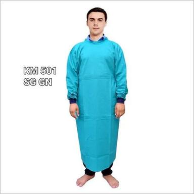 Sky Blue Hospital Surgical Gown Ot Gown