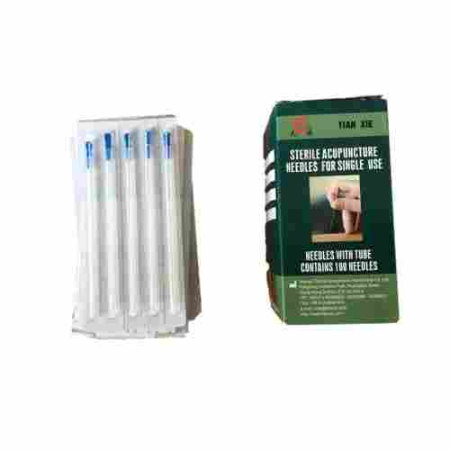 Sterile Acupuncture Needles With Guide Tube 0.25 Into 50 Mm 2 Chun