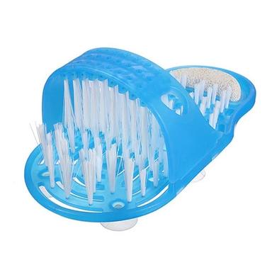 Blue Easy Feet Foot Cleaner Washer Brush For Shower Floor Spas Massage For Exfoliating Cleaning Foot
