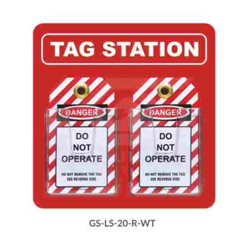 GS-LS-20-R-WT Lockout Tag Station