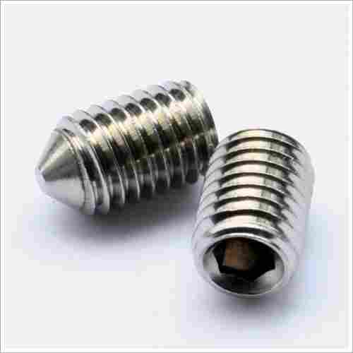 SS Cone And Flat Point Screw