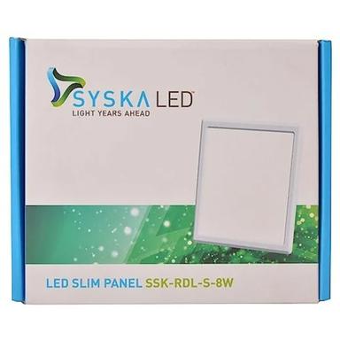 Syska 8W Led Slim Panel Light Application: Industrial