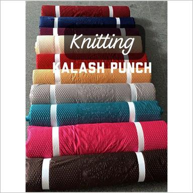 Knitting Kalash Punch Curtain Fabric Plain