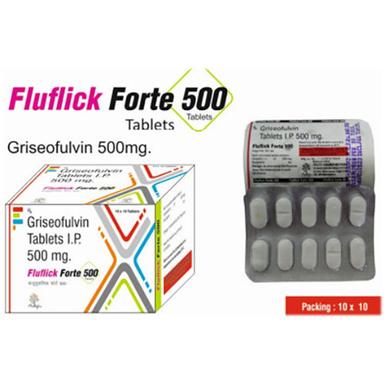 Fluflick Forte 500 Ingredients: Griseofulvin 500Mg