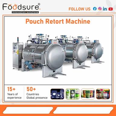 Pouch Retort Machine Capacity: Upto 1000 Kg Kg/Hr