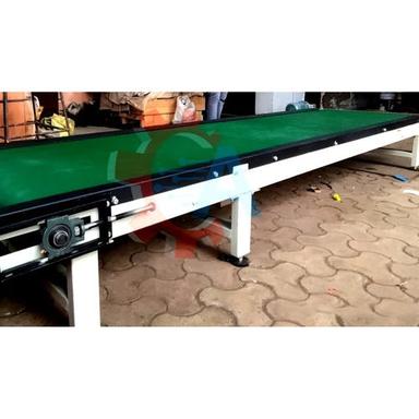 Green Rough Top Flat Belt Conveyor