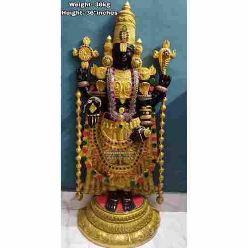 36 Inch Brass Balaji Statue