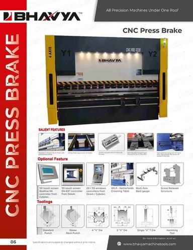 White And Blue Cnc Hydraulic Press Brake