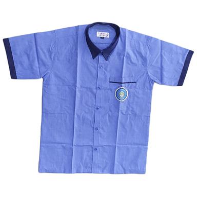 Cotton Blue School Shirt