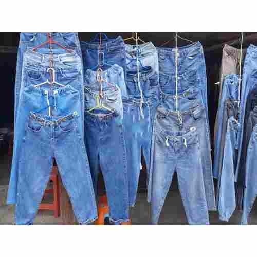 Bale Of Ladies Jeans Mom Jeans Bell Bottom Jeans Used Cloth Korean Second Hand Surplus Stocklot