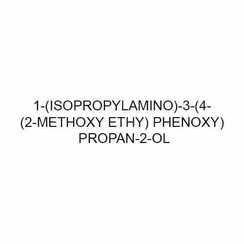 1-Isopropylamino-3-4- 2-Methoxy Ethyl Phenoxy Propan-2-Ol
