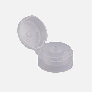 White 40 Mm Natural Snap On Center Hole Flip Top Cap