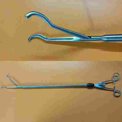 Stainless Steel Thoracoscopy Hemostatic Curved Forceps
