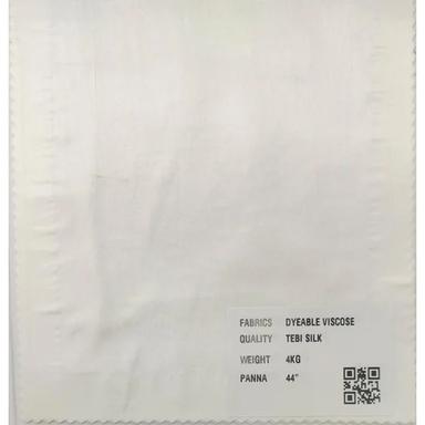 White Tabi Silk Fabric