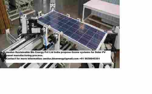 Solar PV Cell Manufacturing Maintenance using Ozone