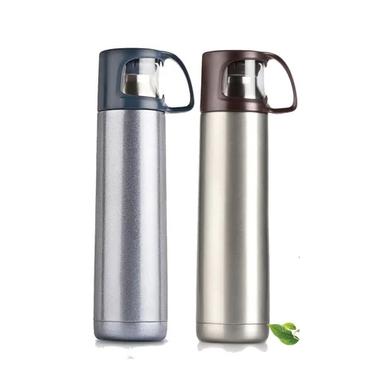 Multicolored 500M Silver Stainless Steel Hot And Cold Flask Promotional Flask