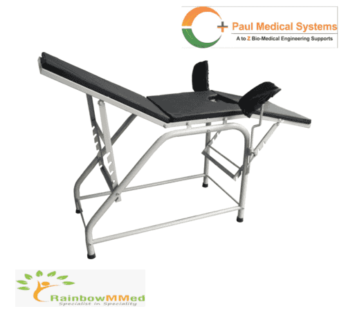 Manual Delivery Tables stainless steel delivery bed Manual MS Obstetric Delivery Bed labour bed