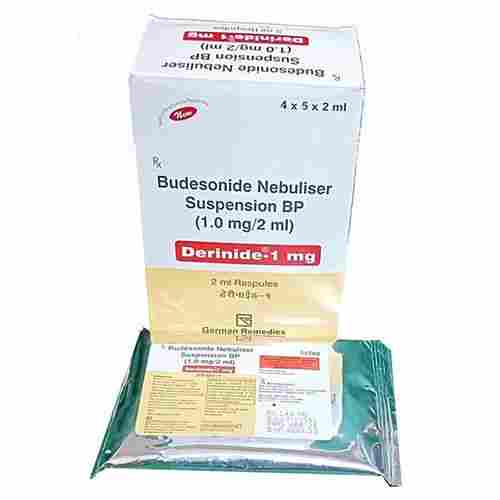 Derinide 1 MG(Budesonide Nebuliser Suspension 2ml Respules)