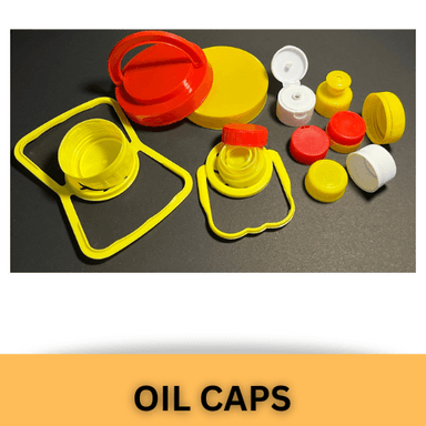 Yellow Oil Bottle Caps