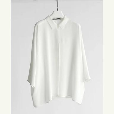 Private Label Silk White Shirt Age Group: Adult