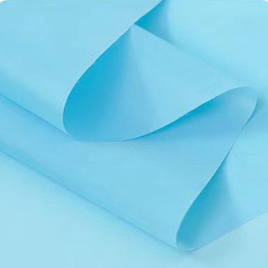 Flame Retardant China Apparel Lining Polyester Light Blue Fabrics