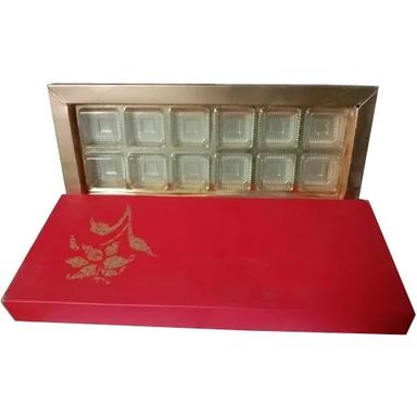 Red Cardboard Dry Fruit Packaging Box
