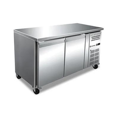 Gray Stainless Steel Undercounter Refrigerator
