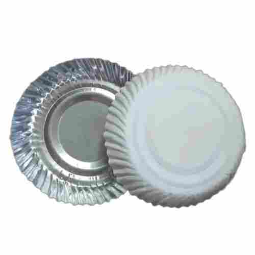 0 No Silver Paper Plate 320 GSM Paper