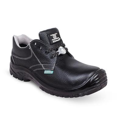 Black Mens Low Ankle Safety Shoes