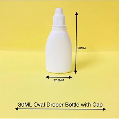 White Nasal Dropper Bottle