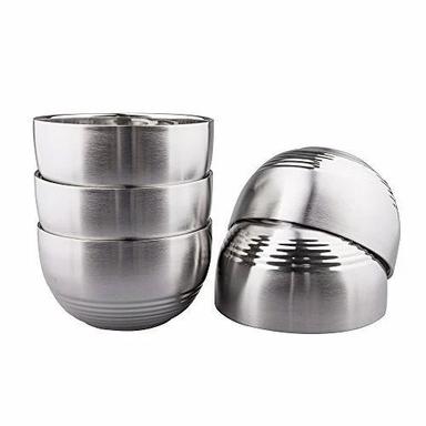 Silver Stainless Steel Kitchen Bowl