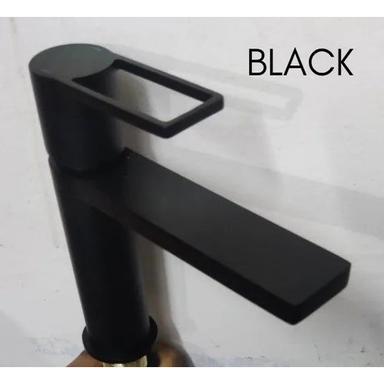 Black Brass Single Lever Basin Mixer Tap