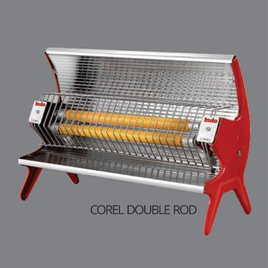 Silver And Red Corel Double Rod Room Heater