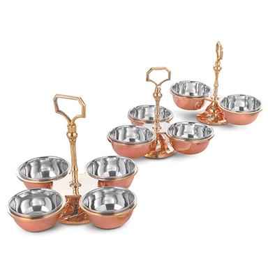 Copper-Stainless Steel-Brass Copper Pickle Set