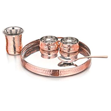Copper-Stainless Steel Copper Serveware Set