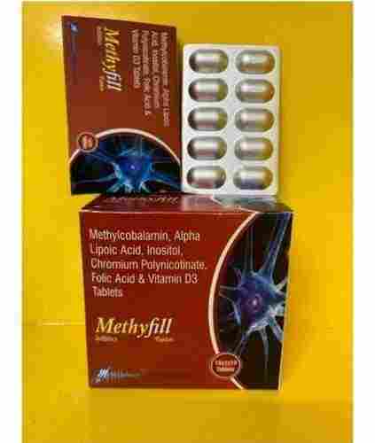 Methylcobalmine alpha lipioic acid inositol chromium folic acid vitamin D3 tablets